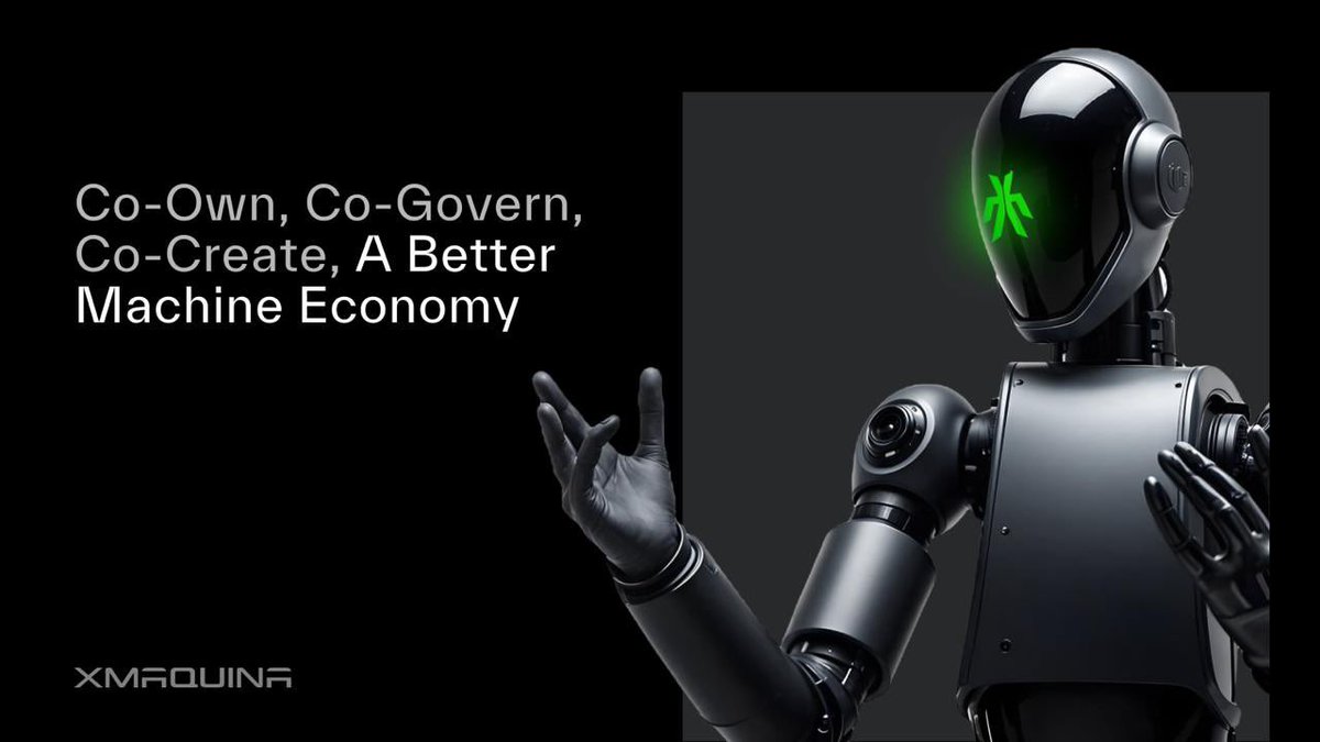Co-Own, Co-Govern, Co-Create.

Own the robots &amp; the machines. Exit the gig economy and enter the broker economy. 

XMaquina is coming soon.