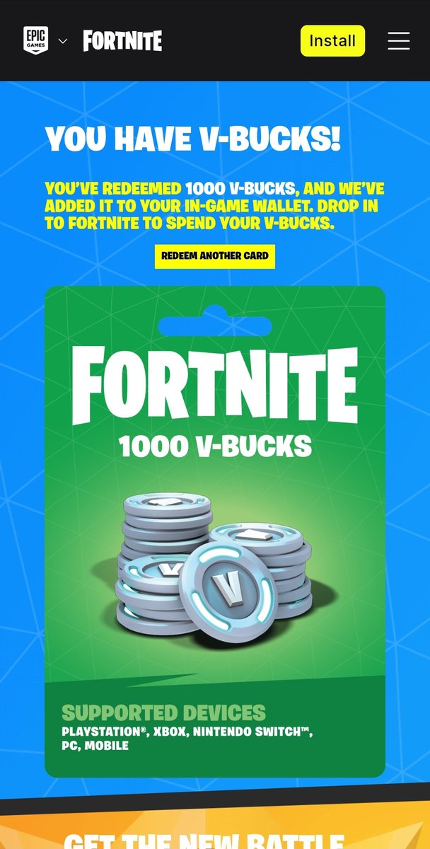 OMG!!! <a href="/4glqqmy/">4GLQQMY</a> thank you so much for the 1k V-Bucks you're a real one! and guys make sure you use code GLQQMY!!! #GLQQMY #GLQQMYLEGIT