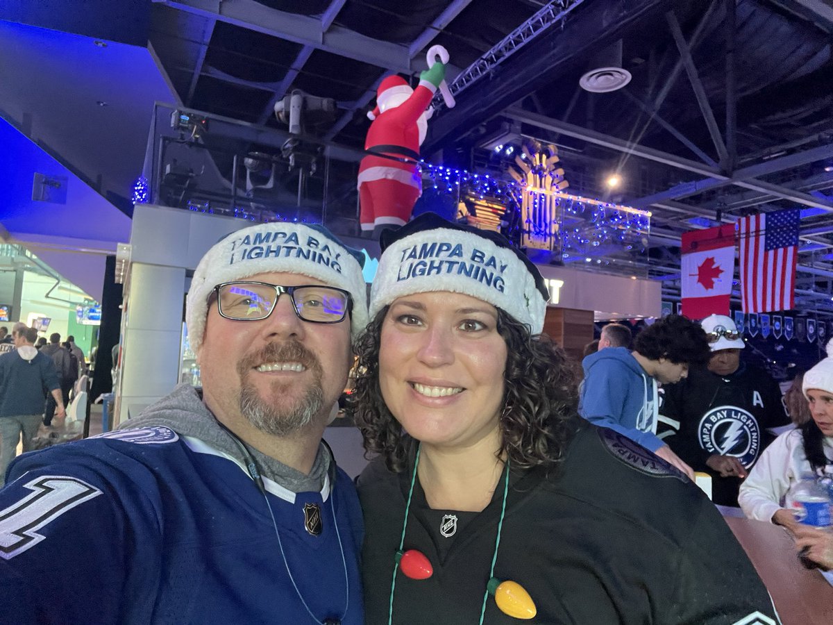 Merry Christmas Lightning fans! Let’s beat the stinkin Panthers! #GoBolts