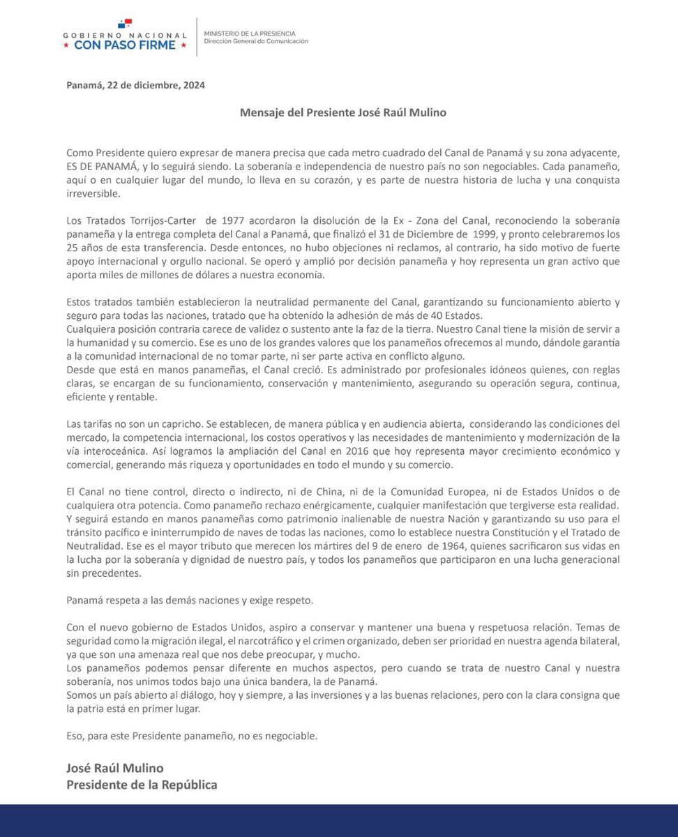 javierachapma's tweet photo. Mensaje del Presidente @JoseRaulMulino https://t.co/QSaJC3uHIV