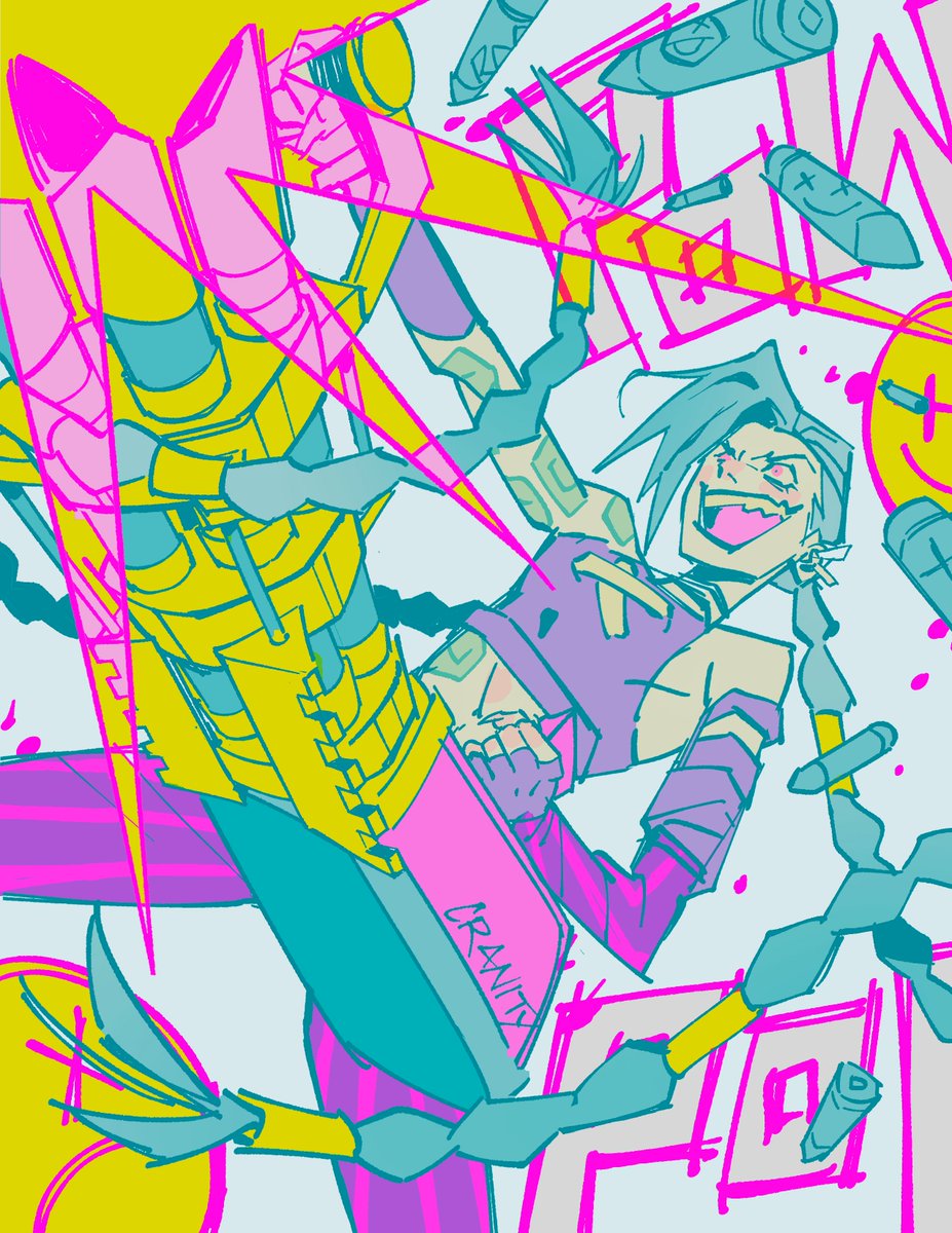 ジンクス(リーグ・オブ・レジェンド) 「jinx 」|Roxy 💥のイラスト