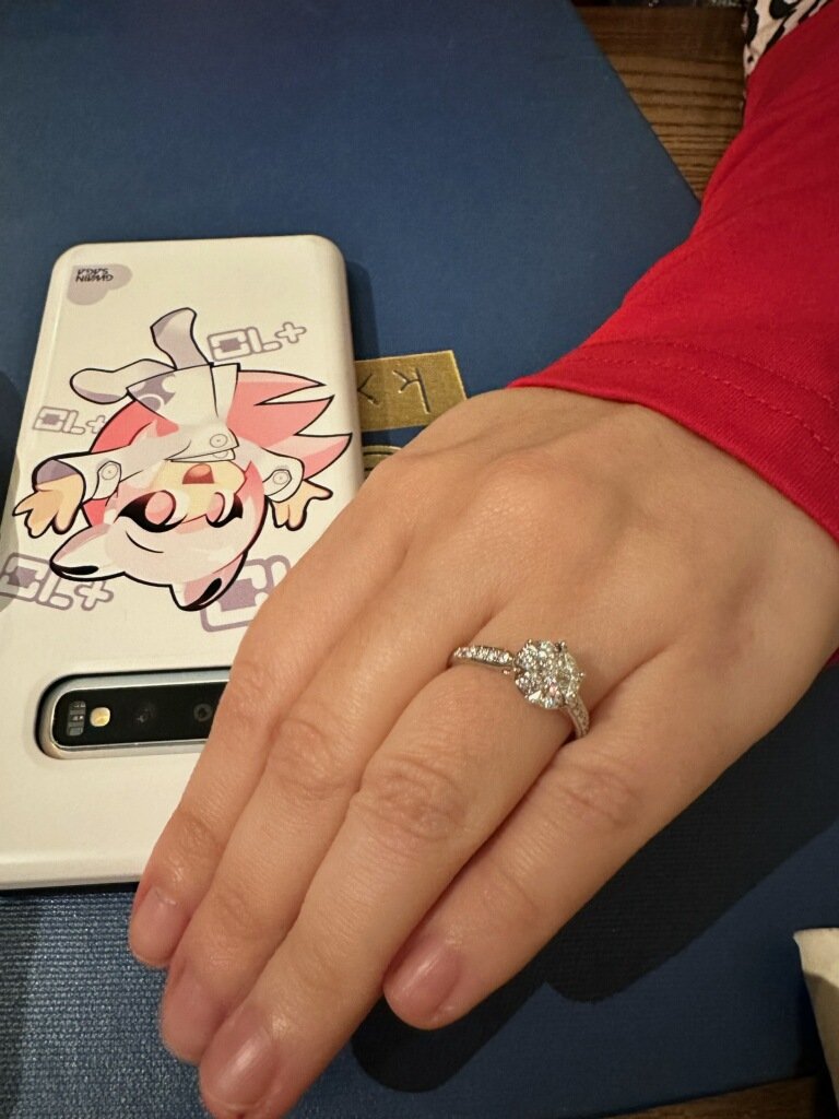 Ladies and Gentlemen...
I said yes...I love you <a href="/turret_nyle/">turretnyle.bsky.social</a> 
💜💍💚