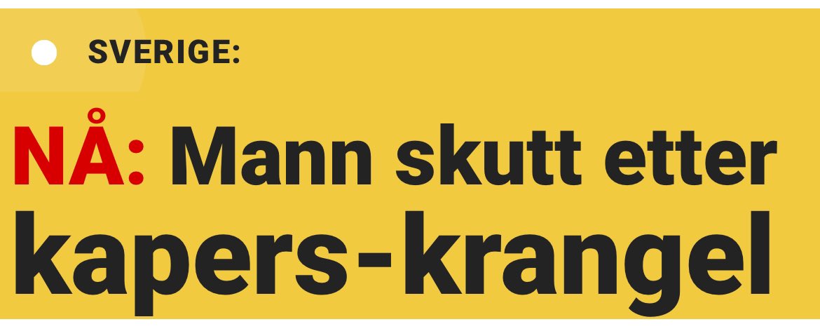 Om vi ikke tar affære, er det dette vi ser i Norge i fremtiden. Ikke det første og, dessverre, ikke det siste eksempelet på denne typen meningsløs adferd fra vårt en gang så flotte naboland 😢