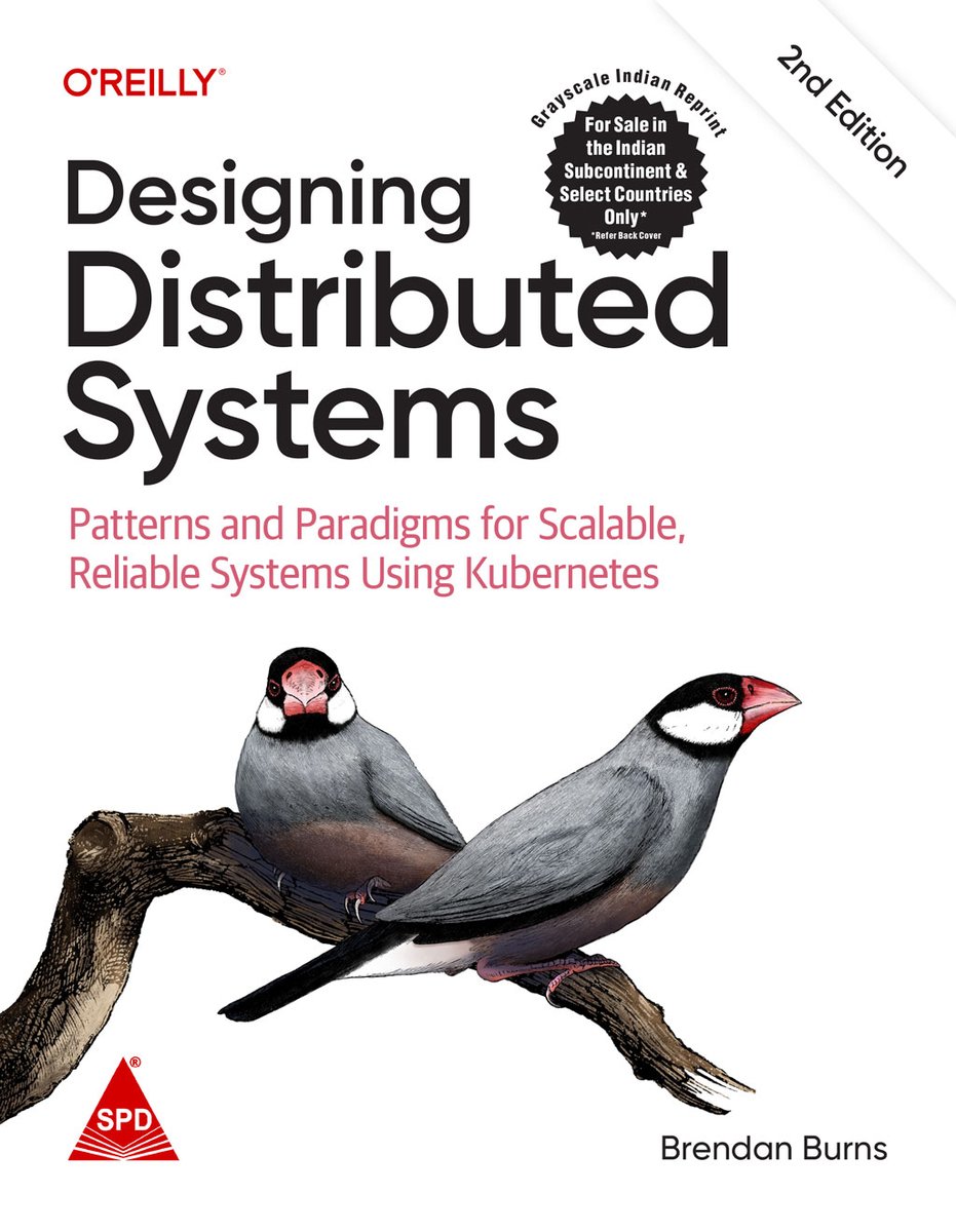 shroffpub's tweet image. Releasing Soon!  Pre-order now shroffpublishers.com/books/97893554…
Designing Distributed Systems, 2ed by Brendon Burns @brendandburns 
Updated 2ed includes new chapters on AI training, and building robust systems for the real world. #distributedsystems #kubernetes #aitraining #systemdesign