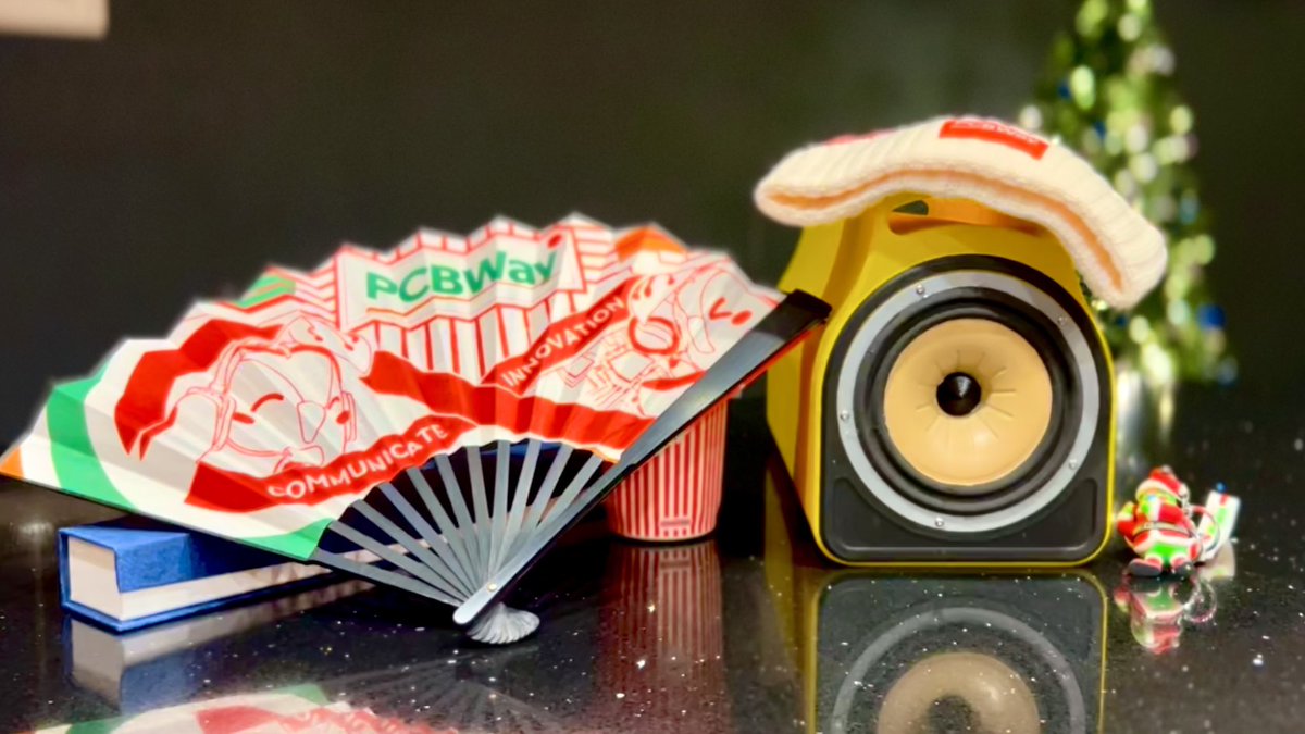PiscesPrinting's tweet photo. Can’t thank @PCBWayOfficial &amp; @SGirl0311 for supporting the channel this year. Check out the awesome holiday swag they sent along with this months video featuring a 3D printed speaker &amp; passive radiator built with vacuum formed parts👉
https://t.co/lfjOcvMIUc #diy https://t.co/7RAPLUwdkH