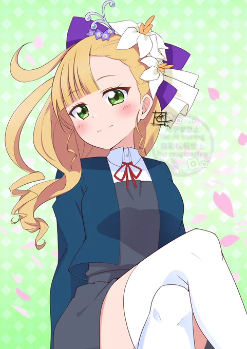 平安名すみれ、卒業式は髪の毛盛り盛りギャラクシーなご様子#スパスタ3期 #Liella #lovelive 