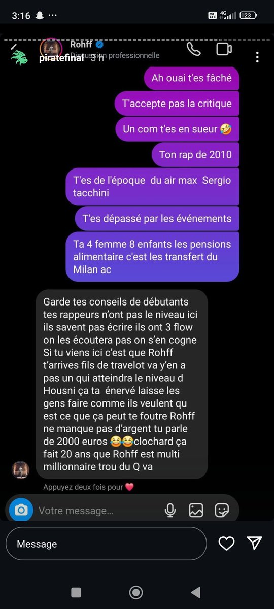 Culturehhistory's tweet photo. Rohff allume Booba en PV sur Instagram..
Ça sent le Fake non ?
#rohff #booba #drama #CkoLive https://t.co/rxtVhRkgrc