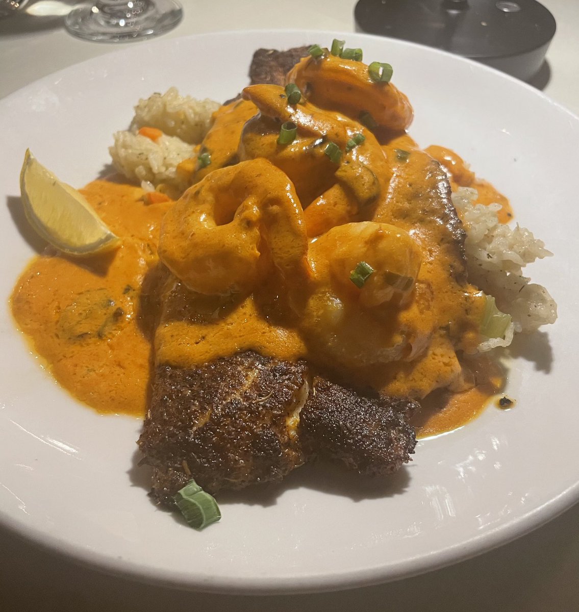 🟧⬜️. If you think this dinner looks good, you should see the recruit I’m sitting’ with!!!  #SamHoustonStateFootball #Bearkats