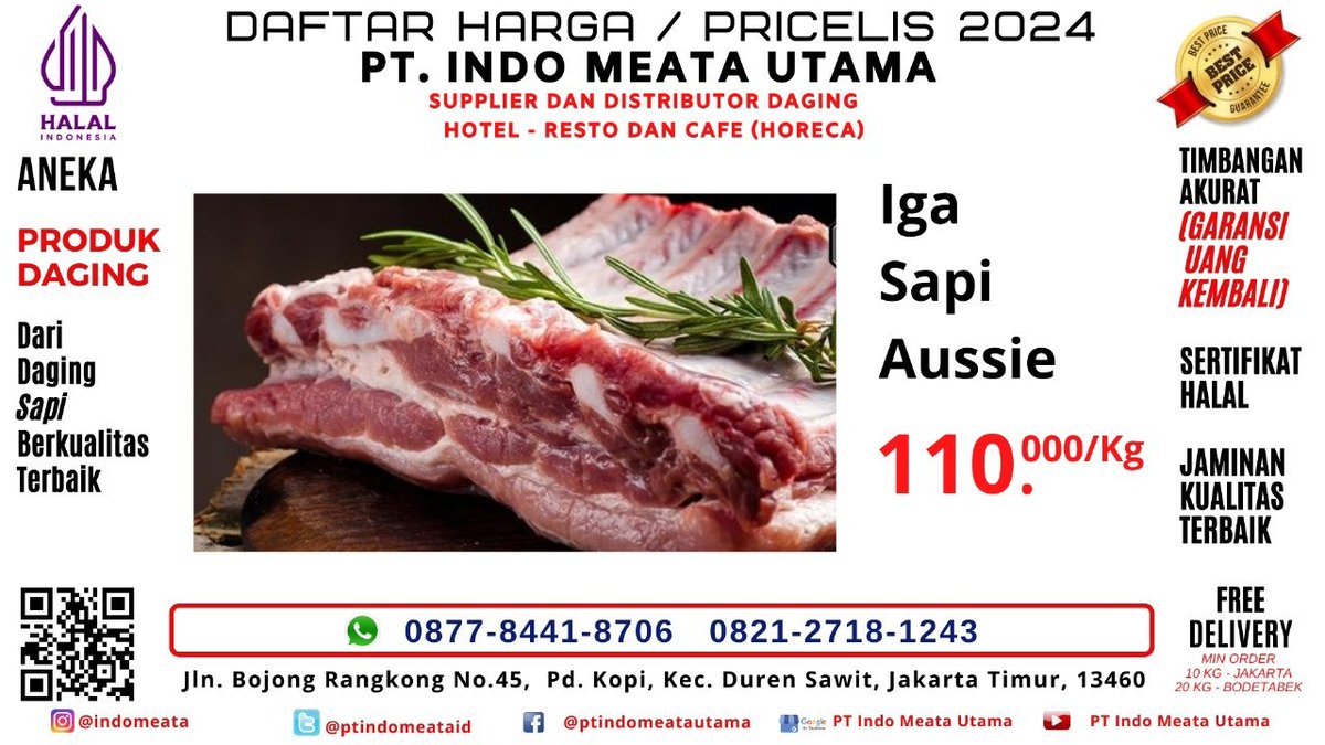 ptindomeataid's tweet image. facebook.com/share/p/15SATb…
Harga #Promo #IgaSapi #Aussie