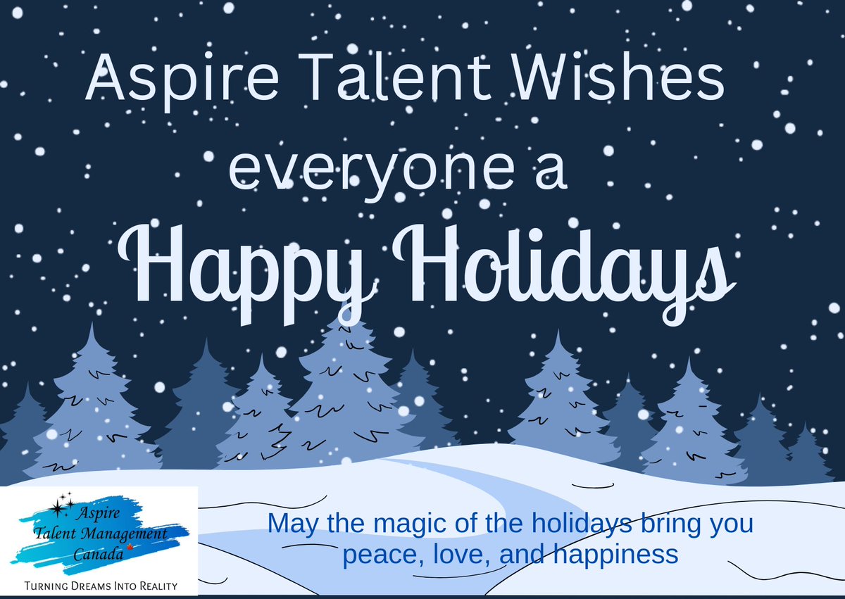 Aspire2Act's tweet photo. Lisa and I are wishing everyone a happy holiday season! #holidayseason #holiday #winter #talent #TalentManagement #agency #talentagency #acting #actor https://t.co/CqTZddyRe5