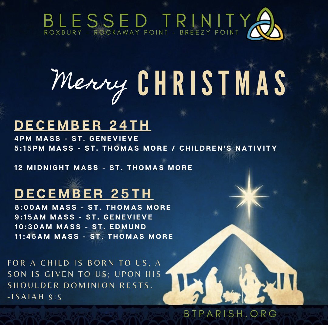 Blessed Trinity Parish (@btparishny) on Twitter photo 