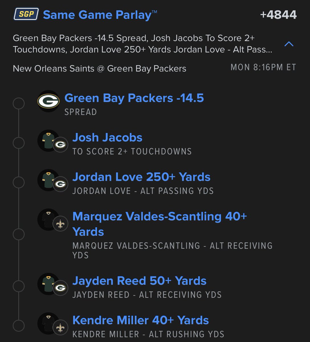 Lottolocks's tweet photo. +4844 #NFL MNF MEGA LOTTO 🔥

LIKE &amp; FOLLOW for $200 if this smacks 💰

We NEED this before Christmas 🎄 

#GamblingX https://t.co/w5BECwzpFy