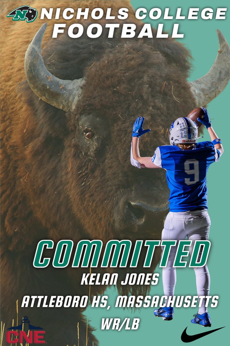Kelan (@kelanjones_34) on Twitter photo Beyond excited to announce my Commitment to continue my Football and Academic journey at <a href="/NicholsBisonFB/">Nichols Football</a>, Huge Thank you to all the coaches that have helped me along the way #FULLTHROTTLE <a href="/JimWinters12/">Jim Winters</a> <a href="/CoachVBisonHC/">Vinny Marino</a> <a href="/CoachCBison/">Jonathan Conte</a> Beyond excited to announce my Commitment to continue my Football and Academic journey at <a href="/NicholsBisonFB/">Nichols Football</a>, Huge Thank you to all the coaches that have helped me along the way #FULLTHROTTLE <a href="/JimWinters12/">Jim Winters</a> <a href="/CoachVBisonHC/">Vinny Marino</a> <a href="/CoachCBison/">Jonathan Conte</a>