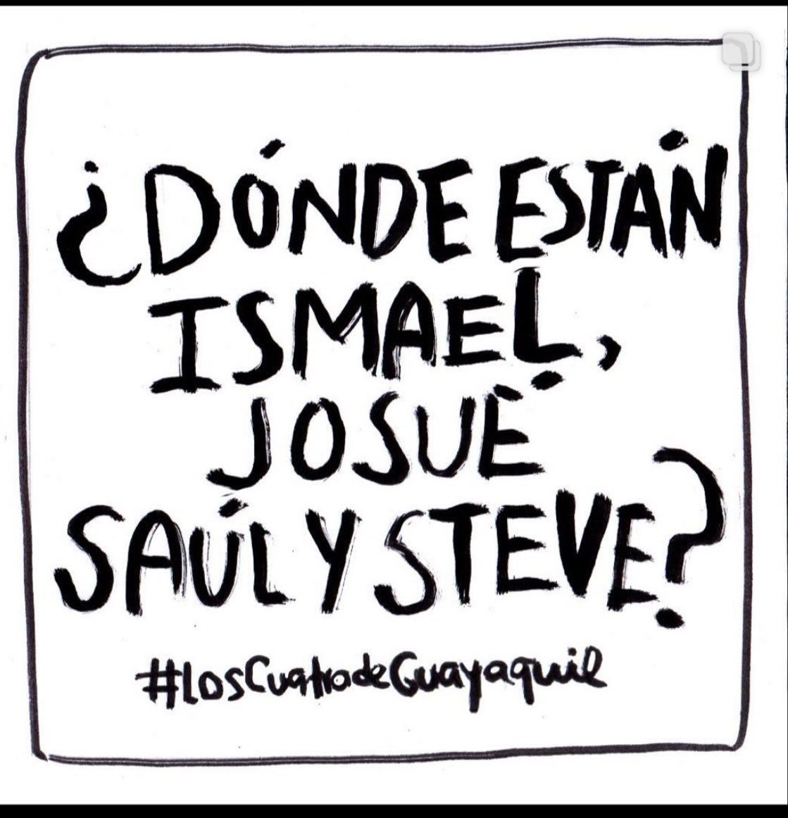 drivadeneira's tweet photo. ¡Vivos se los llevaron, vivos los queremos!
#LosCuatroDeGuayaquilEcuador
#DondeEstanLosNiños https://t.co/bqUy6XLxsG