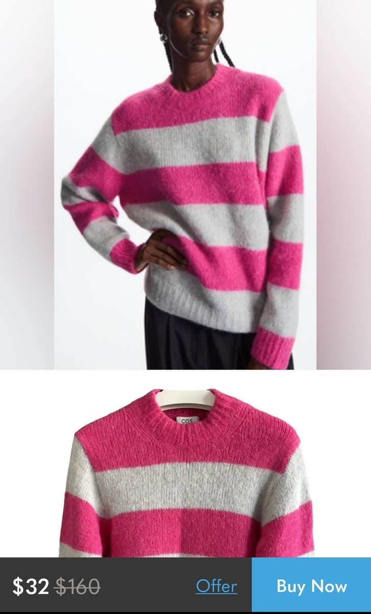 ReLoopyCoin's tweet photo. Cos wool sweater 🫶
#bag #heels  #clothes #SustainableFashion #poshmark #poshmarktips #thriftstorefinds #finditstyleit  #print #goodwill #goodwillfashion #reuse #secondhand #secondlifefashion #trend #crypto #ecocoin #cryptoforbuy

⏱️ Want the details? All links are in my Telegram channel. Check the bio for access!
https://t.co/iWCe8JEWgP
