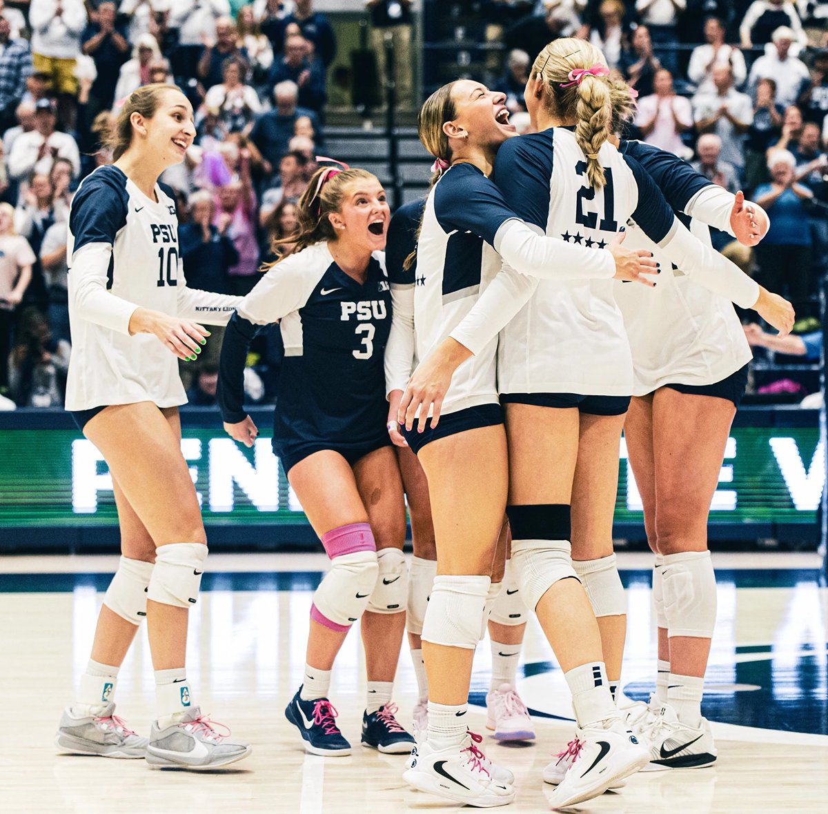 🏆🏆🏆🏆NATIONAL CHAMPIONS!!!🏆🏆🏆🏆

PENN STATE VOLLEYBALL JUST WON THEIR EIGHTH NATIONAL CHAMPIONSHIP!!! Nittany Lions beat Louisville in four sets to claim the title!!

Katie Schumacher becomes the first female Division 1 volleyball coach to win a national title!!