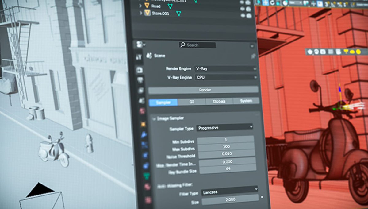 AishaIsmaeil's tweet photo. محرك الرندر Vray على Blender !

اعلنت شركة  chaos  عن إطلاق نسخة beta لمحرك الرندر   Vray-7   لنسخة بليندر 4.2 

جرب نسخة بيتا - لازم تتسجل  

https://t.co/PNKX9xlD6u

محرك Vray مدمج مع مكتبة chaos cosmos تحتوي على اكثر من ٦٠٠٠+ اسيست مجانية

ايش تعرف عن محرك Vray ? 

@arabic3d https://t.co/LRdgml8ngq