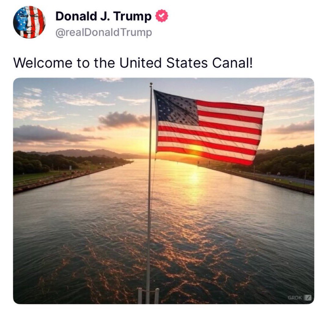 🇺🇸 TRUMP WANTS THE PANAMA CANAL BACK: “IT WAS OURS FIRST!”

Trump is eyeing the Panama Canal like a kid who wants his toy back after giving it away. 

Why? “We built it, we paid for it, we defended it,” and now he’s claiming the U.S. has a right to reclaim it.

Here’s the history