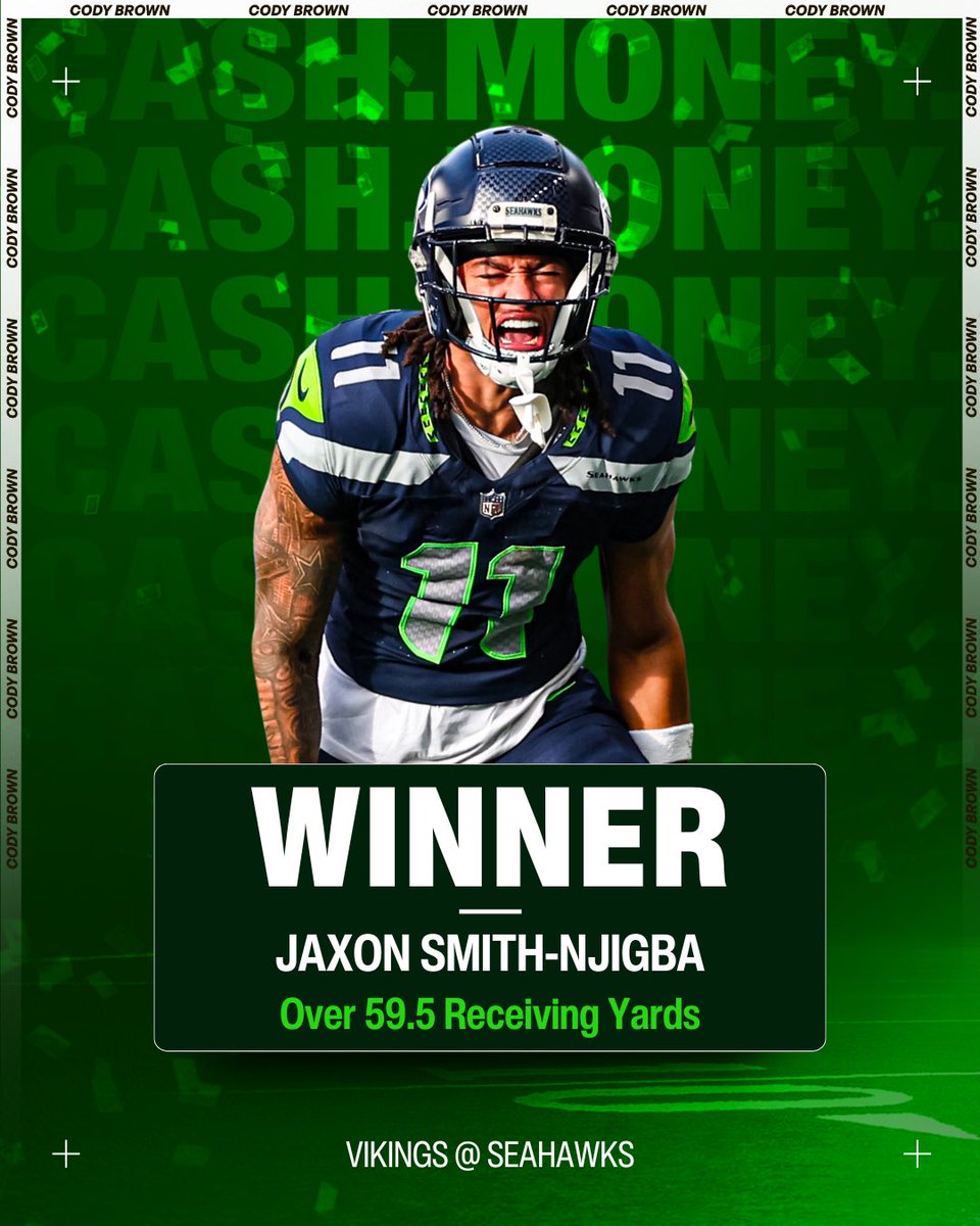 🏦 CASH. MONEY.

JSN gets it done in the third!

❤️ Hit like if you tailed.

Ladder Bet and Best Bet cashed so far today. Let’s goooo.