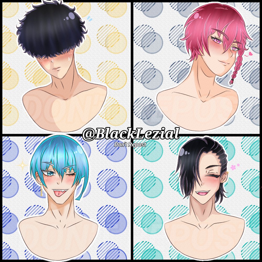 blacklezial's tweet photo. In my headcanon, these four are best friends ✨️ 

Since Junpei was never given friends and suffered too much in canon, well, someone has to give him happiness (?) And some aesthetic friends to talk to and have fun with 🥴 

#ブルーロックFA  #JujutsuKaisenPhantomParade https://t.co/OOWRd5fX0S