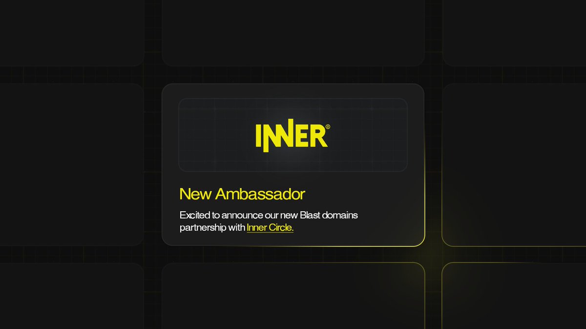 Inner Circle 🤝 Blast Domains

Blast bros, your boy has locked in a $10,000 allocation in <a href="/BlastDomains/">.blast domains || the #1 name service on Blast</a> tokens (TGE in Q1 2025) exclusively for the Inner Circle 🏆

Biggest bag I’ve ever secured for the fam, no cap.

1. Our focus will be on the <a href="/Blast_Arcade/">Blast Arcade</a>, part of the Blast
