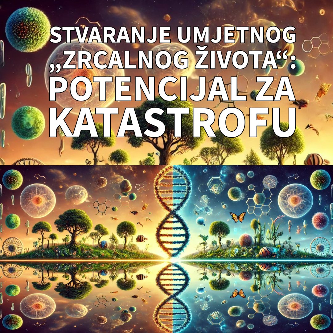 Znanstvenici opominju da bi napredak u sintetičkoj biologiji mogao dovesti do stvaranja umjetnih zrcalnih verzija normalnih bioloških molekula s potencijalno razornim posljedicama za život na Zemlji bug.hr/znanost/stvara…