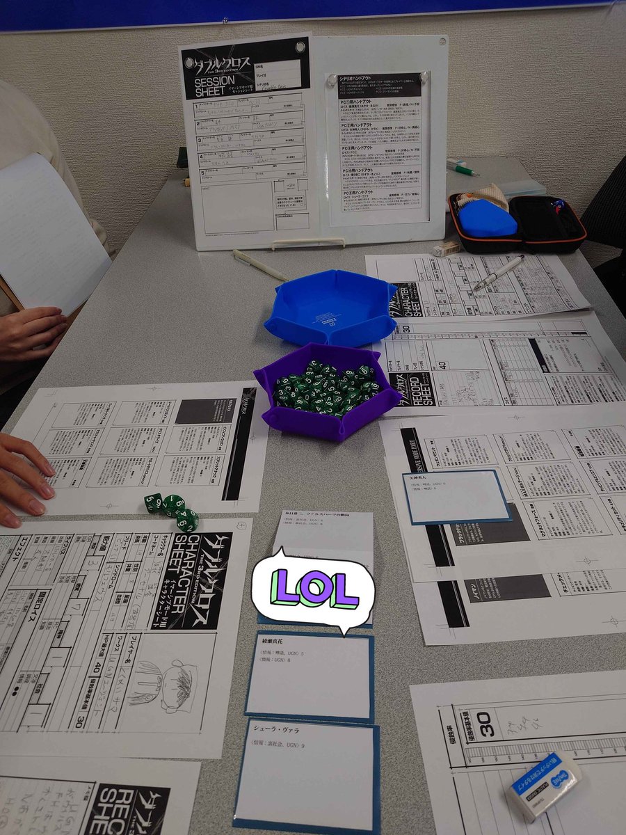 TRPGpartyM1's tweet image. 【12/22開催】

 第18回 #月イチTRPGパーティ は
#ツクモツムギ
#ダブルクロス3rd
でした。

ご参加頂いた皆様、ありがとうございました。
感想は是非 #月イチTRPGパーティ を付けてポストしてください！