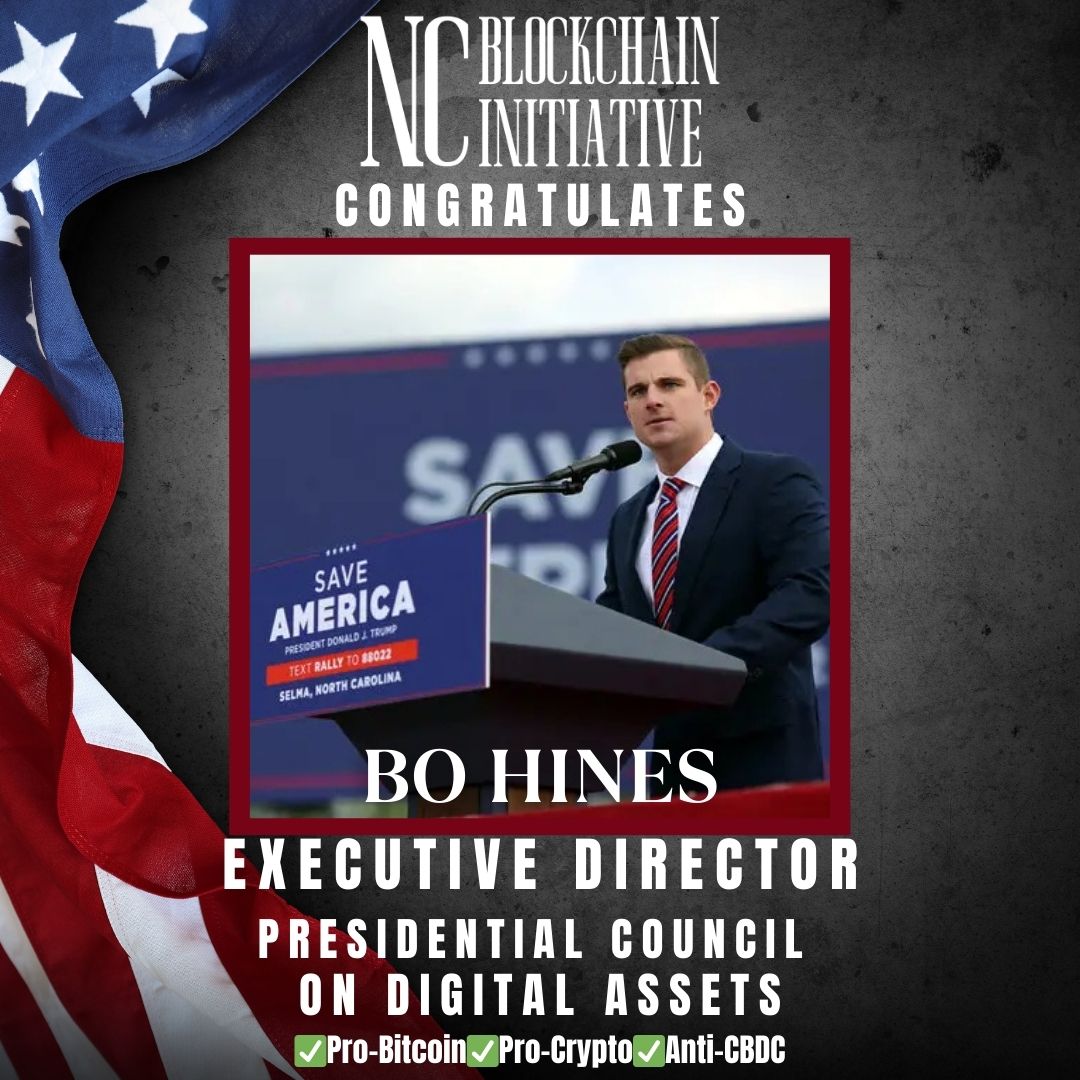 Congratulations to my good friend @BoHines on being named Executive  Director of the Presidential Council of Advisers for #DigitalAssets (Crypto  Council) by @realDonaldTrump. Bo is a steadfast ally of the #crypto  industry.