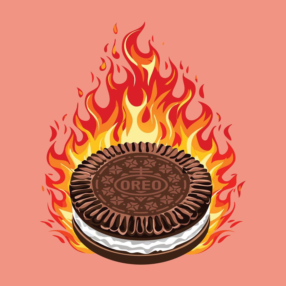 the oreo cannot be burned

it’s here to stay