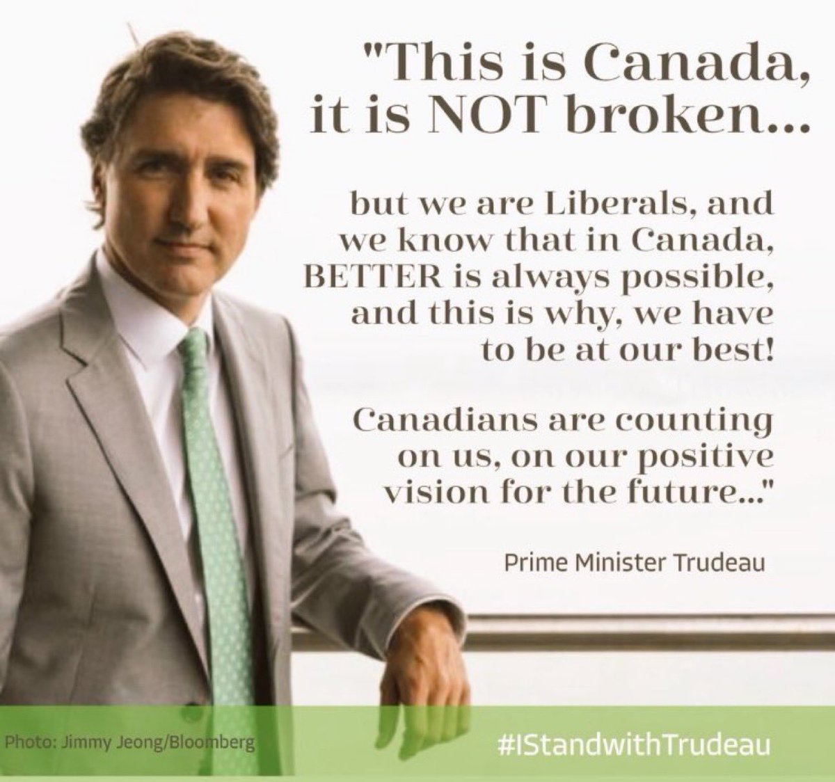 "We all need to let Prime Minister Trudeau know directly with the statement, "Don't resign, Canada needs you." So he can hear through the lies &amp; the spin of foreign bots &amp; the media, that Canadians want him to stay!
#IStandWithTrudeau2025 
h/t <a href="/SpeakUp407/">MandelaMushroom 🇨🇦🏳️‍🌈 NEVER VOTE CONSERVATIVE</a> #cdnpoli <a href="/JustinTrudeau/">Justin Trudeau</a>