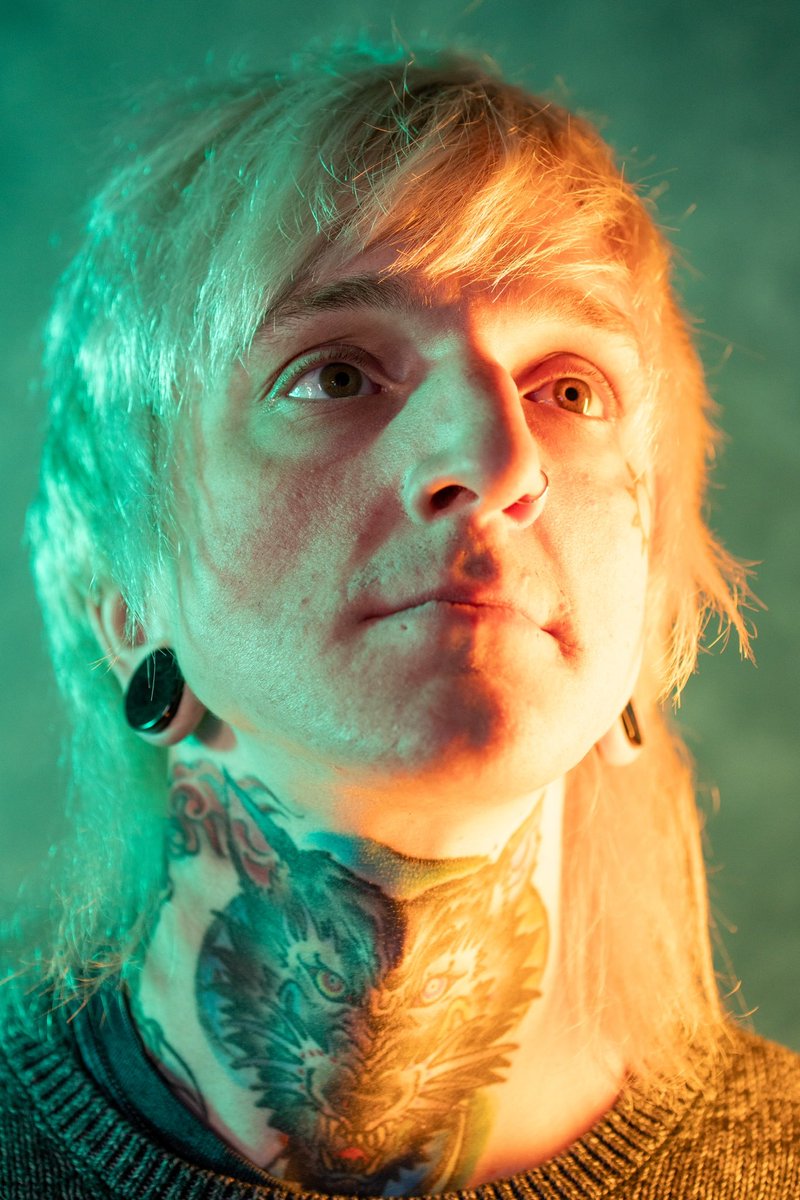 Male model portrait. 

#PortraitPhotography #EdgyPortraits #BoldLighting #TattooArt #CreativePortrait
#MoodyVibes #TattooedCulture