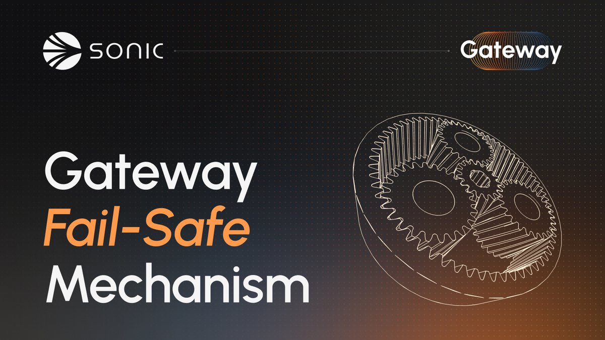 SonicLabs's tweet photo. Centralized bridges risk user assets and conflict with our ethos of decentralization.

That’s why the Sonic Gateway is powered by validators, making it as decentralized as the Sonic network itself.

🧵 And with its fail-safe mechanism, your funds are always protected. https://t.co/Y9k3a5Ix17