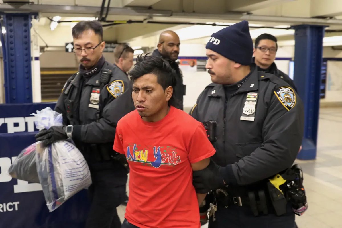 BREAKING: Police have arrested Guatemalan migrant Sebastin Zapeta after he set a woman on fire and watched her burn to death on the New York City subway