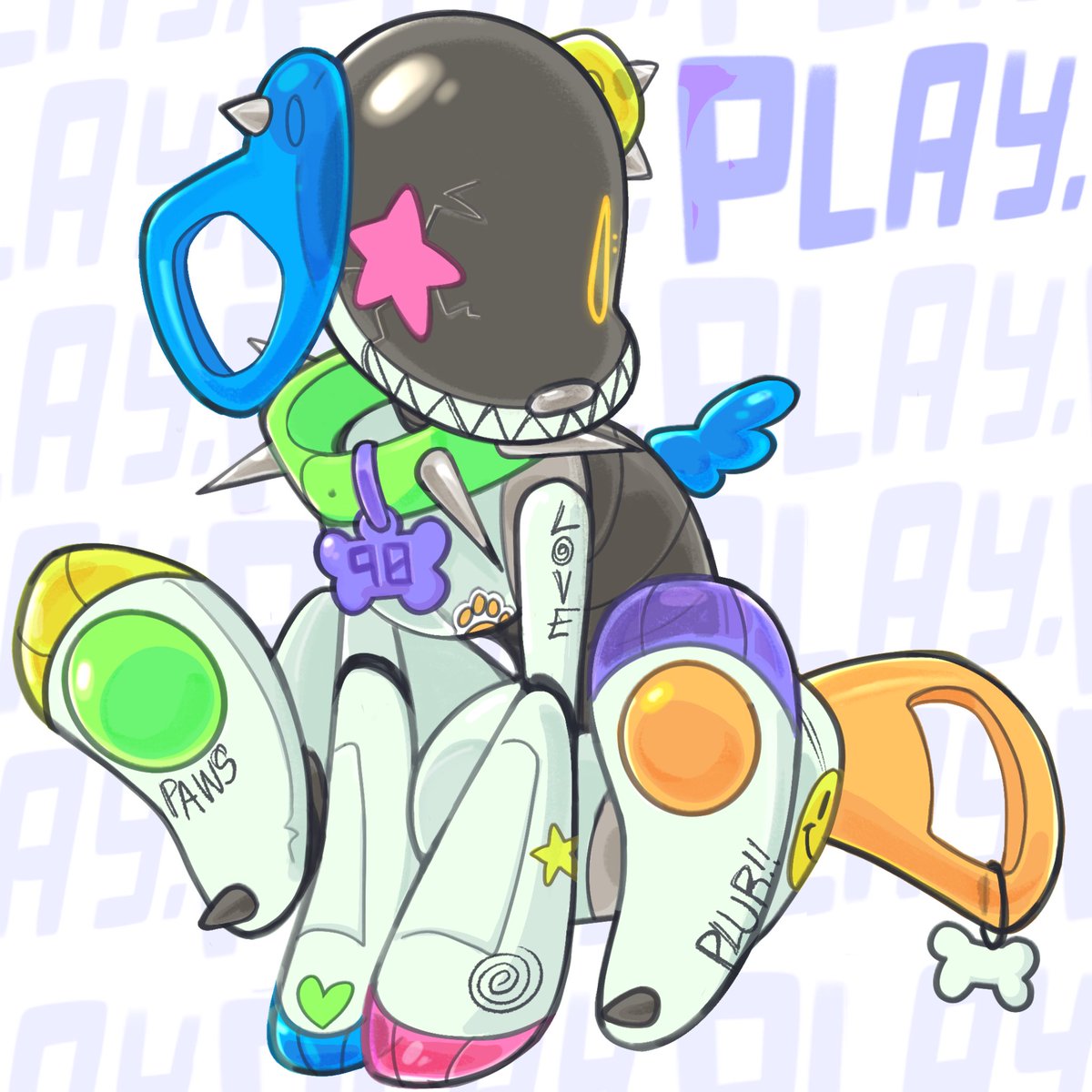 KUWAPOWR's tweet photo. PLAY. FETCH. FUN. 🥎 https://t.co/3Xd63X64n1