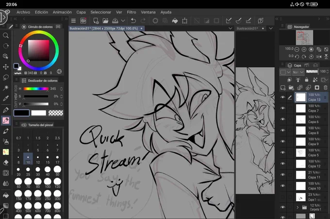 i wanna hang out a bit so quick stream until i finish a piece i'm working on :3c

https://t.co/JQpOro4PSC 