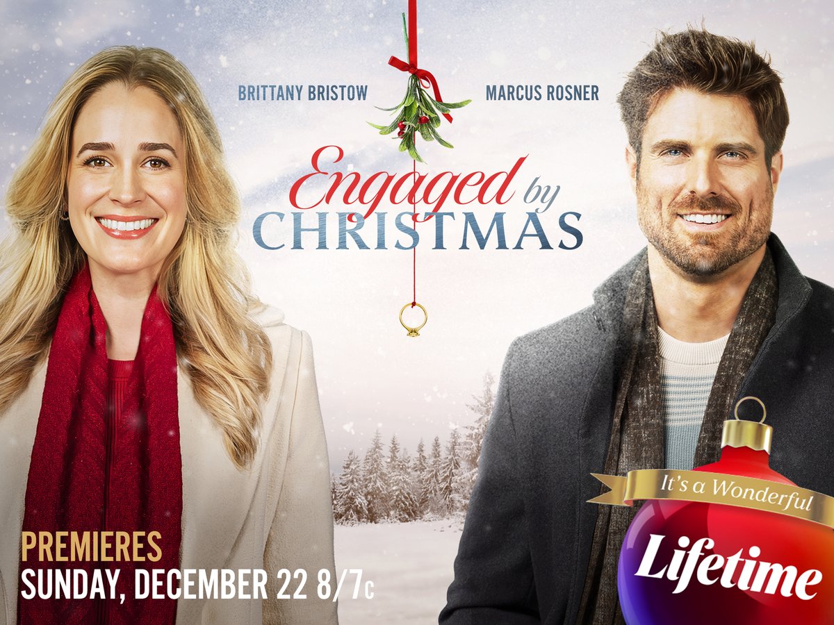 "Engaged by Christmas," starring Brittany Bristow and Marcus Rosner, premieres on @LifetimeTV TONIGHT at 8pm/7c—part of #ItsAWonderfulLifetime!

Read about Lifetime's lineup at LollyChristmas.com! ❄️

#StayMerry #EngagedByChristmas