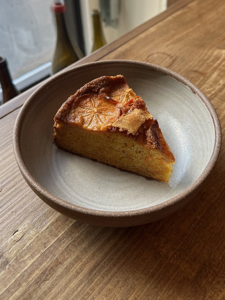 Sweet potato persimmon cake