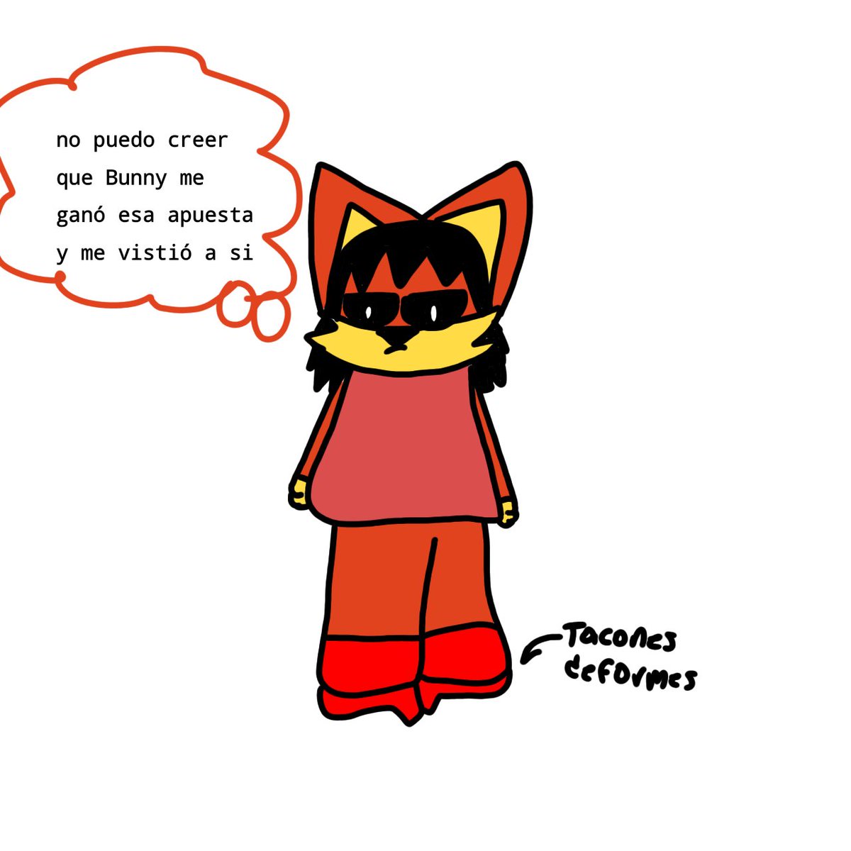 Fox23188's tweet photo. Revisando dibujos viejos me di cuenta que ya había dibujado a Fox pr#stituta jaja
#SmilingCrittersOC #OldFox https://t.co/hdNA1o2WK9