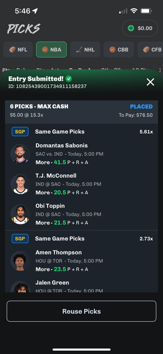 FlexQuis's tweet photo. @ChalkboardHQ Good God Chalkboard , Can Yall Fix The Live Betting . A Couple Times I Placed A Bet It Leaves People Off The Slip . It Says 6 But Became A 5 Man Some How . And Yall Took Away Reb/Assist For Some Odd Reason Like Everybody Just Hits Wit Those . Then We Have SGP For Basketball . https://t.co/OqpwruHtdj