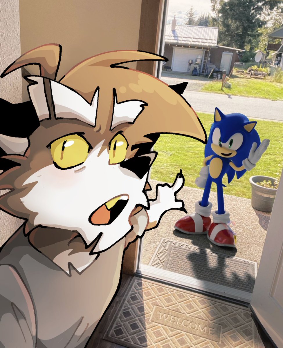 Sisishaofha's tweet photo. No one believes him (I'll post original one)
.
.
.
.
.
#art #ArtistOnTwitter #artist #SONIC #SonicTheHedgehog #furryartwork #furryartist #furry #drawingart #DigitalArtist #ibisPaintX https://t.co/EK5oGlwJ54