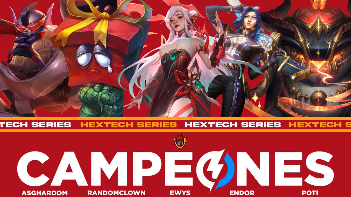 Team_Frankfurt's tweet photo. 🔸SOMOS CAMPEONES DE LA #HextechSeriesLOL Y ASCENDEMOS DE DIVISIÓN

@Elyowas
Random Clown
@GGuille120
@SergioLlorent12
@Alejandroo_72
Coach - @Diokar017

Resultado aplastante en ambos games con los que obtenemos 3 títulos en un año ¡EL TRIPLETE SE HIZO REALIDAD! #WeAreFKT 🙏🏼🏆 https://t.co/qwyZ44wJS2