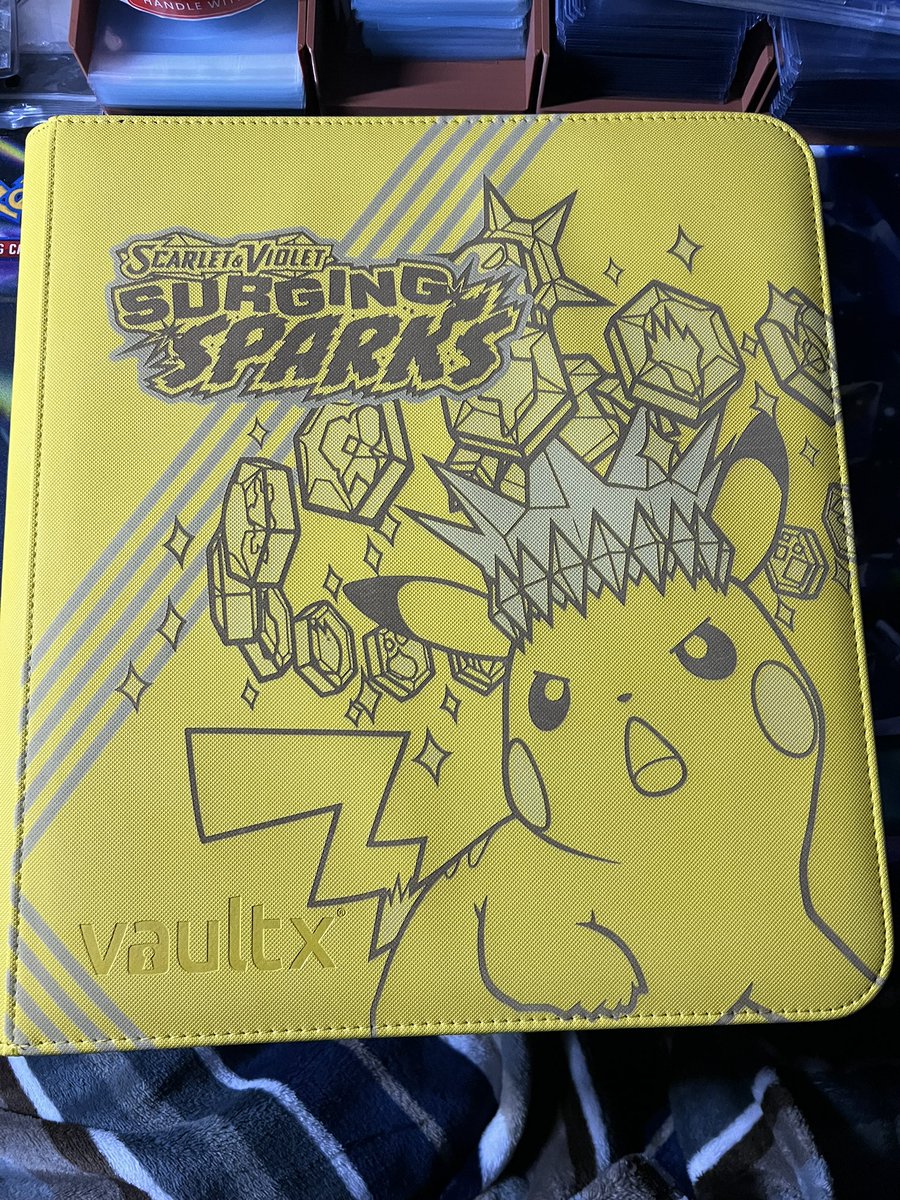 surging sparks card binder 9-Pocket Exo-Tec® Zip Binder SV8 – Vault X US