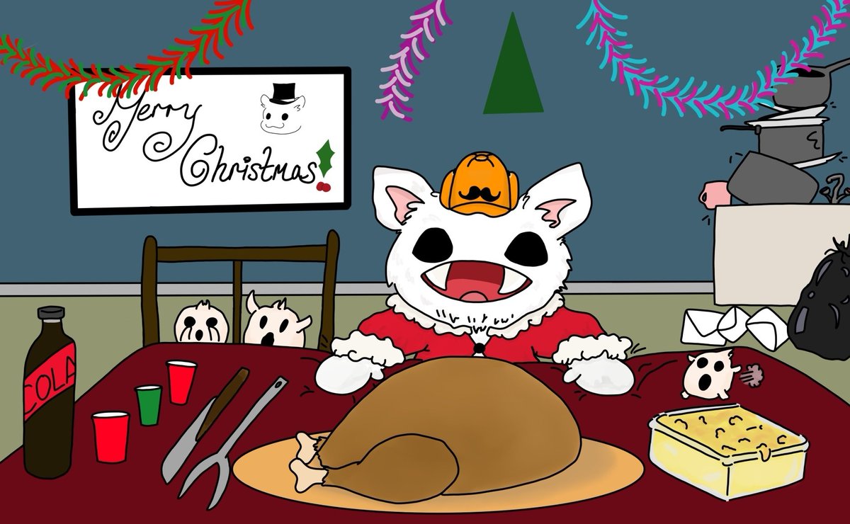 SneakyJamerson's tweet photo. Meowy Crungus Oli!
...please save us *some* food? 🥺
#Drawli https://t.co/VnWNoIjew3