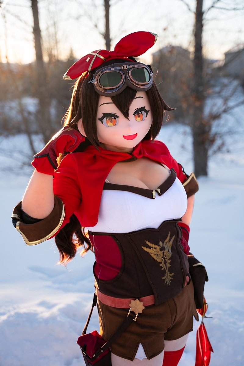 Gotta have strength to draw back that bow of mine!

Amber from Genshin Impact

📸: <a href="/CTriff/">Kurisu (クリス)</a> 
🎭: <a href="/ChrisAndMeph/">Chris and Meph</a>