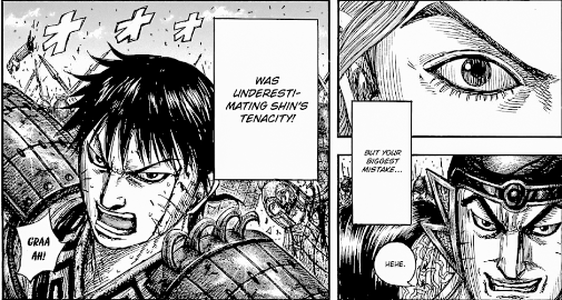 UltraAU_'s tweet photo. #kingdom821 Yoko Yoko on demon time however NEVER underestimate Shin 😤 https://t.co/p4TlXLeWhy