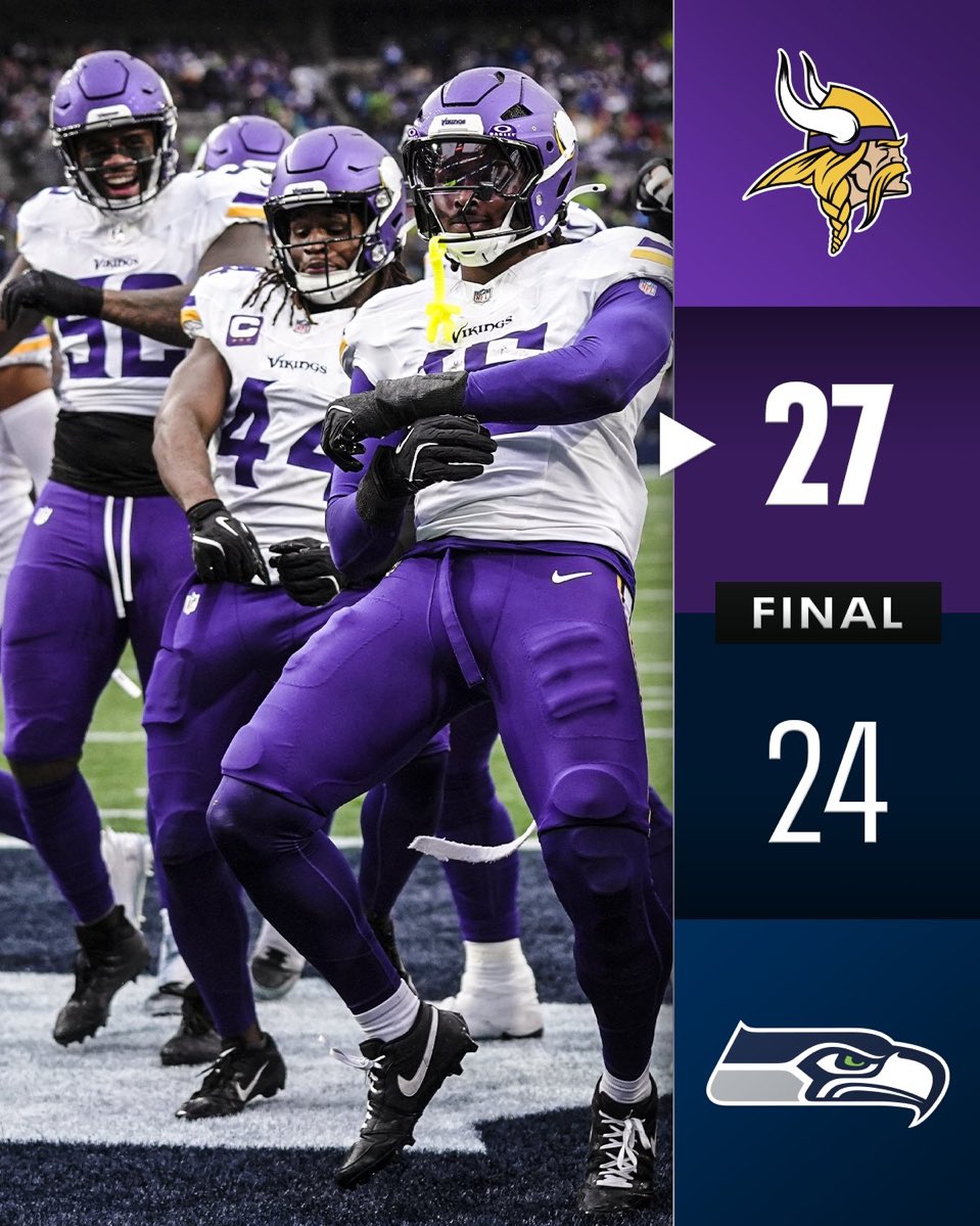 12thMan_App's tweet image. #Seahawks fall short against the Vikings.