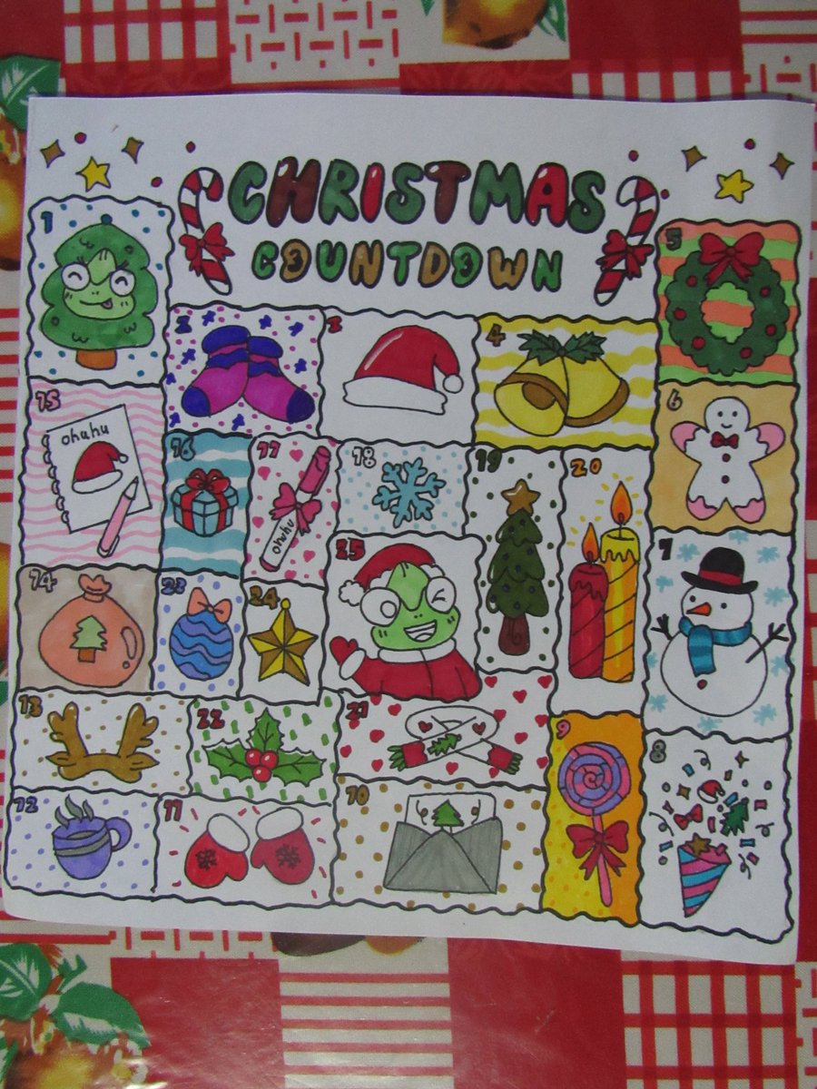 BrisaXXD's tweet photo. 🐸🎄🎁
#marcador #markers #coloring #OhuhuXmas25  #chrismas  #navidad https://t.co/kefUBeGJh4