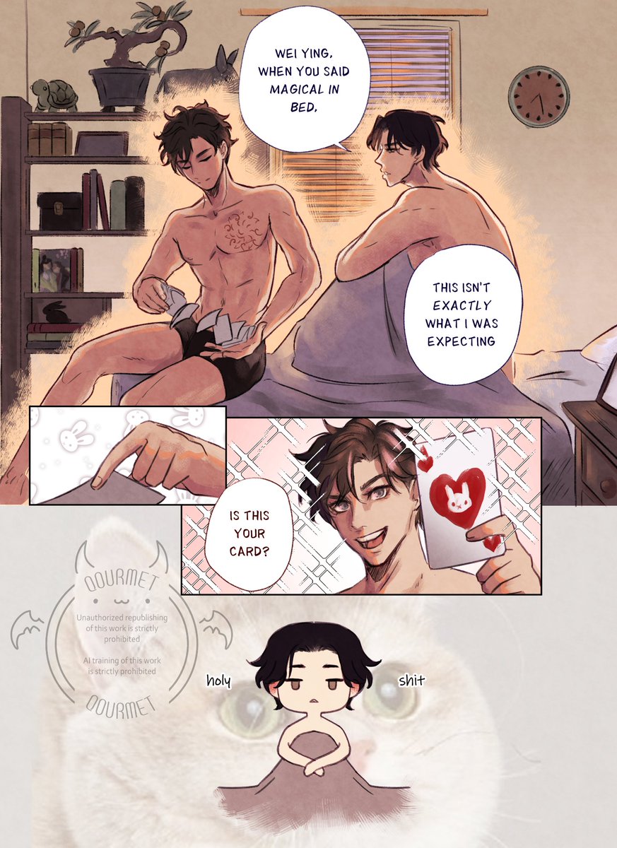 qourmet's tweet photo. #mdzs i do many things for love, apparently

if she request it, so too shall it now exist in this world (oomf looked at me with doe eyes &amp; said pretty please &amp; i caved) ref under the cut 👇 https://t.co/MnY8tM94Q8
