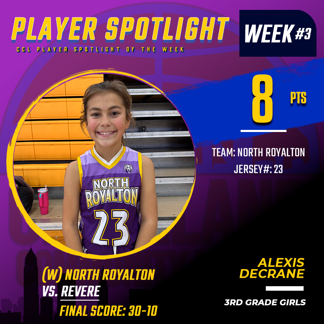 Ohio_Basketball's tweet photo. CCL Week #3 Player Spotlight of the Week, Alexis! @GirlsNoro @RoyaltonSchools https://t.co/bWdPeEBy1F