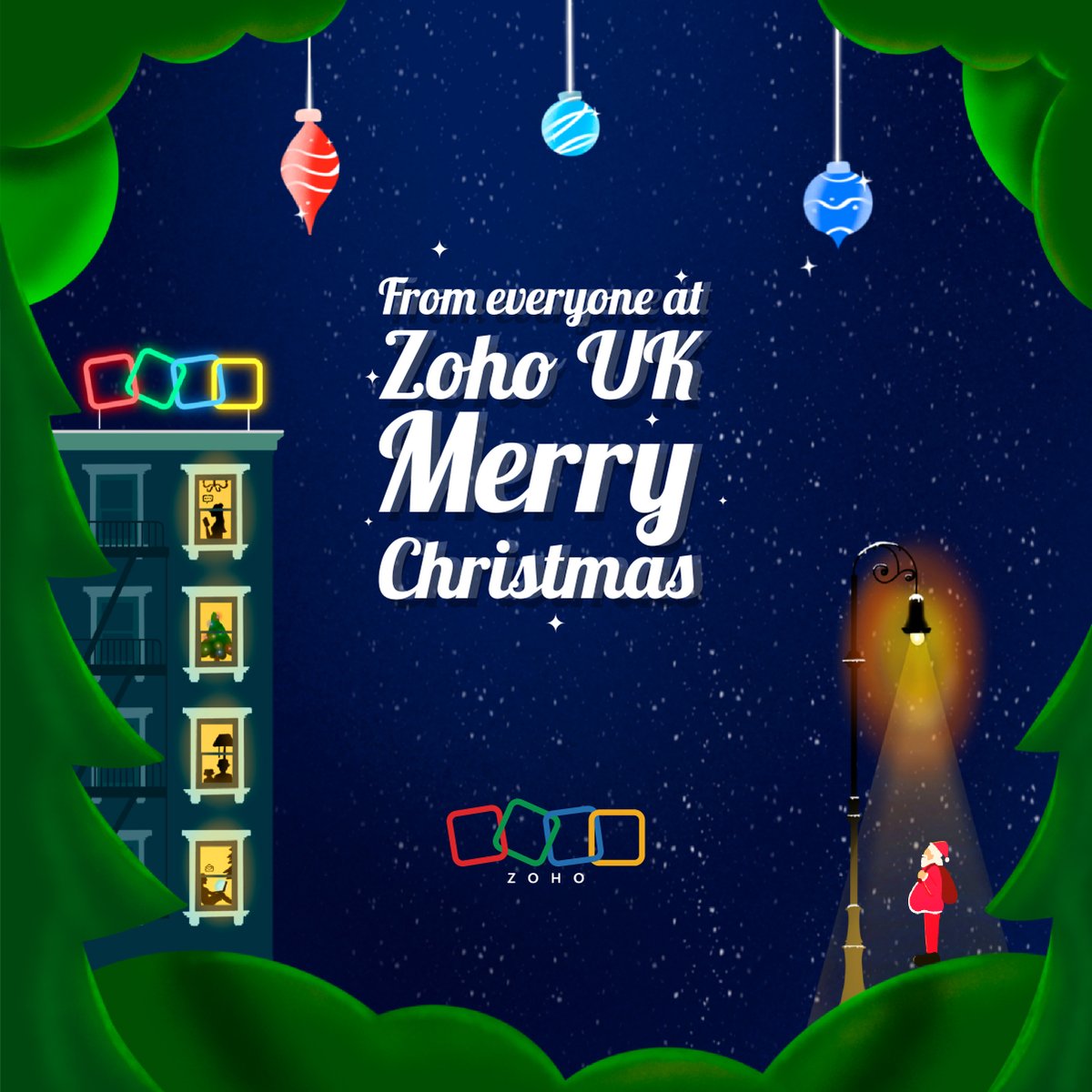 ZohoUK's tweet photo. Zo-ho-ho! Merry Christmas! 🎅🎄✨
As 2024 wraps up, we’re grateful for all our amazing customers and partners! Here’s to a new year full of success for you and your business.
#Zoho #GameChangingValue https://t.co/KuMo1GCrU8